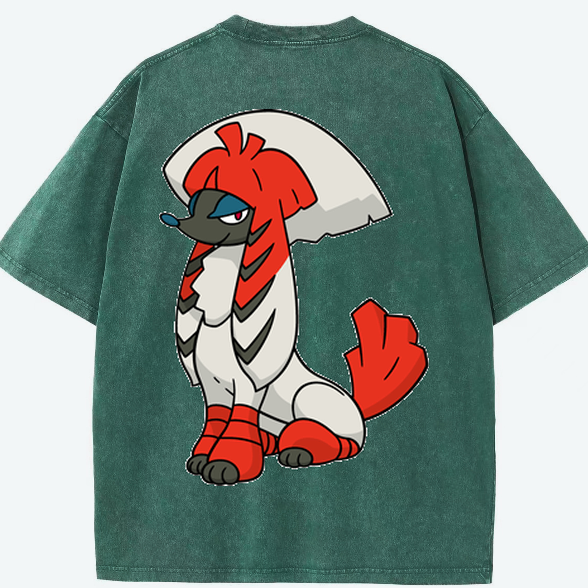 （画像用） ポケットモンスター Pokémon 綿100% ヴィンテージ風 半袖Tシャツ（背面プリント）